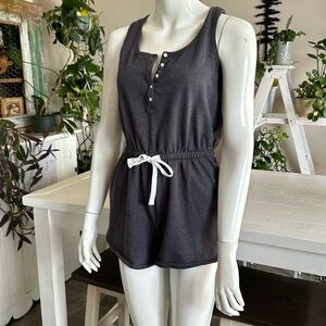 Far west size XS shorts jumper/romper grey super soft fleece like on inside